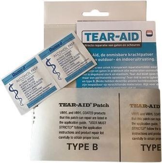 Tear-Aid Type B 30x7,6cm + monster 5x5cm